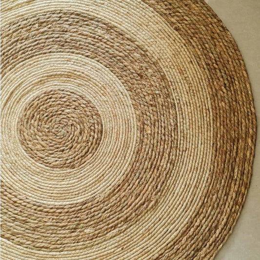 Alfombra circular de Seagrass